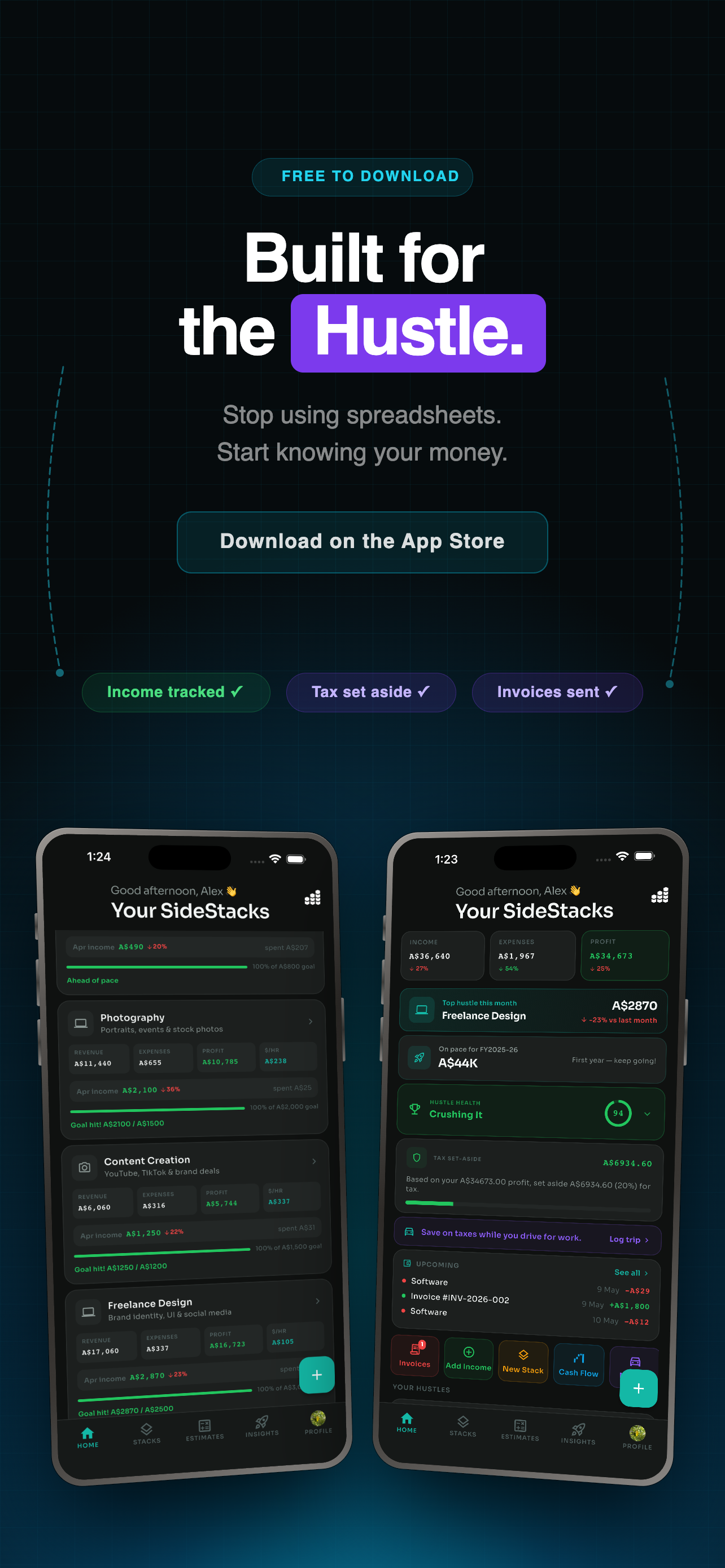 SideStacks app